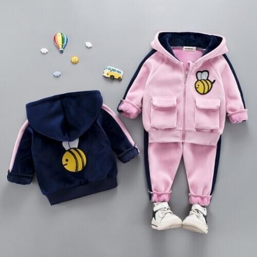 Toddler Boys Clothing Set 2018 Autumn Winter Boys Clothes Coats+Pant 2pcs Outfit Kids Clothes Boy Sport Suit Children Clothing
