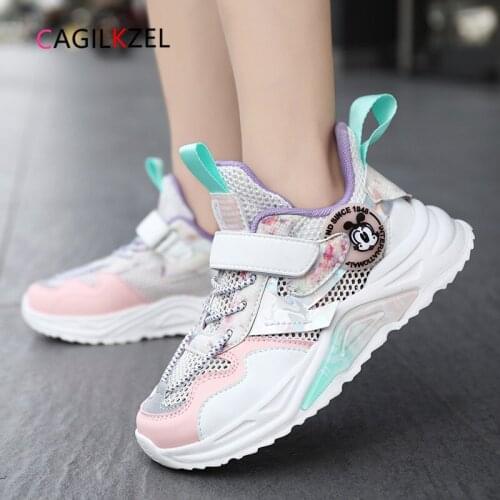 CAGILKZEL Summer Kids Sneakers High Quality Running Sport Shoes Girls Fashion Casual Children Sneakers Girls Chaussure Enfant
