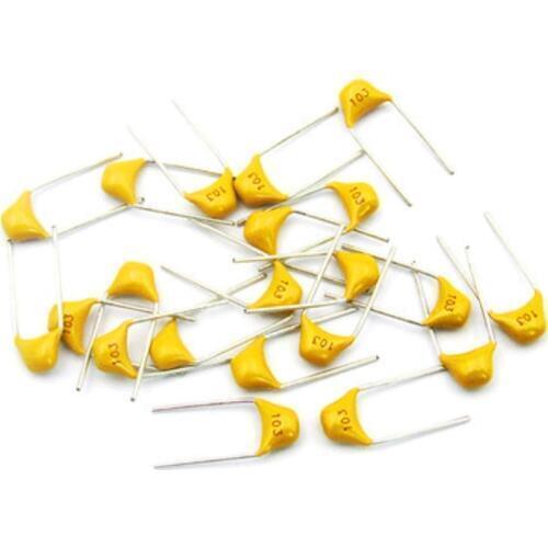 50pcs Monolithic Ceramic Chip Capacitor MLCC Multi-layer Ceramic Capacitor 0.01UF 103K 10NF 50V 10
