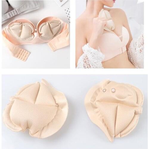 Inflatable Sports Bra Pads Inserts Underwear Push Up Breast Enhancers Thickening