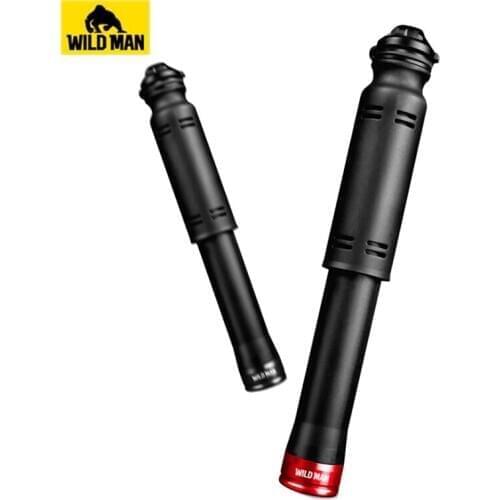 WILD MAN Portable Mini Bicycle Pump Mtb High Pressure Plastic Bike Hand Pump Cycling Pump Pompe Velo 110 Psi Bike Accessories