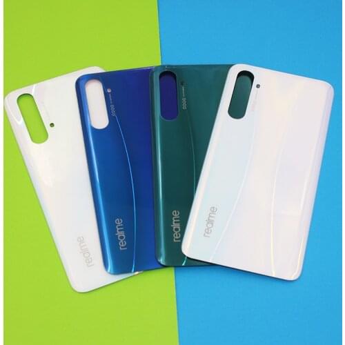 New Battery Back Cover 3D Glass Rear Door Housing Replacement Repair Parts For Realme X2 X3 RMX2142 SuperZoom With Logo 6.4/6.6"