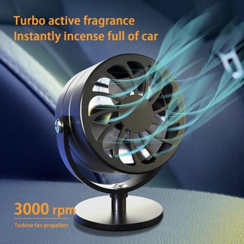 Solar Powered Car Air Freshener Dashboard Fragrance Fan Car Interior Accessories Aromatherapy Air Purifier Ornaments For Auto