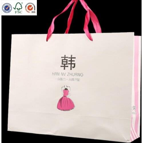 Paper gift bag printing with design ,1000pcs a lot wholesale