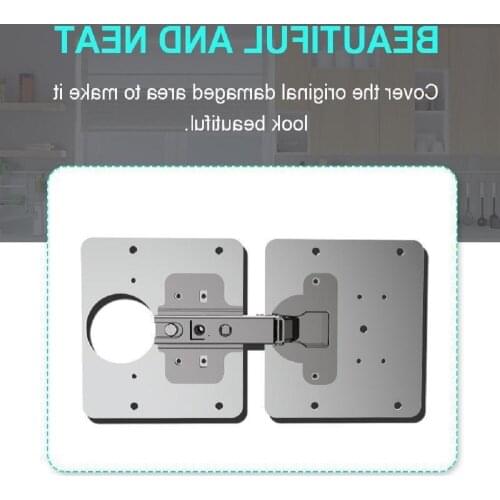 1/3Set Hinge Repair Plate for Cabinet Furniture Drawer Window Stainless Steel Table Plates scharnier Door Hinger Accessories