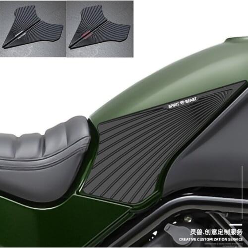 Moto Tank Traction Pad Anti Slip Sticker Motorcycle Side Grip Protector For Benelli Leoncino 500 BJ500-E Moto tank Traction Pad