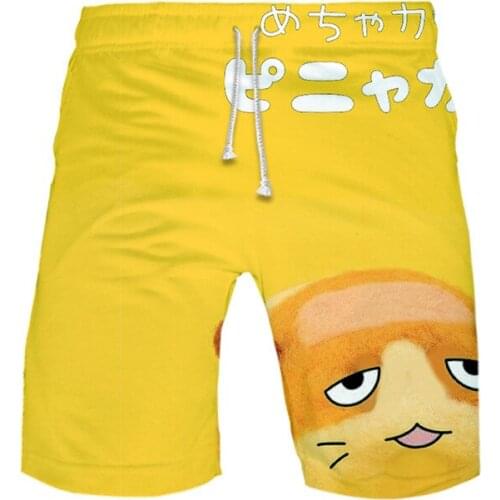 PUI PUI 3D Shorts High Quality Children Shorts Boys/girls Beach Shorts Kids Shorts Kpop Fnaf Cartoon Anime Shorts