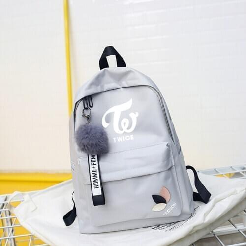 BackPack Got7 Backpacks Monsta X Wanna One Kpop K Pop Women Twice Backpack School Bag For Teenager K-pop Girl Sac A Dos