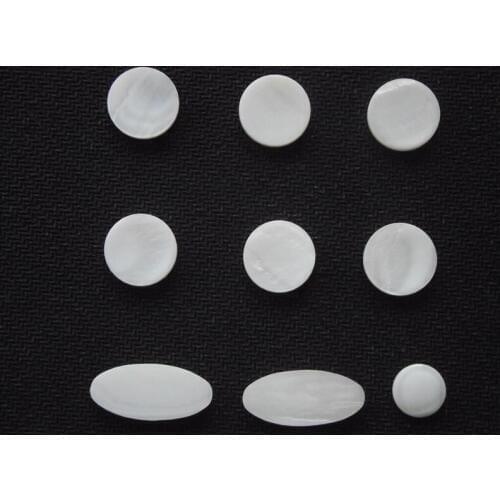 Saxophone real mother of pearl key buttons inlays