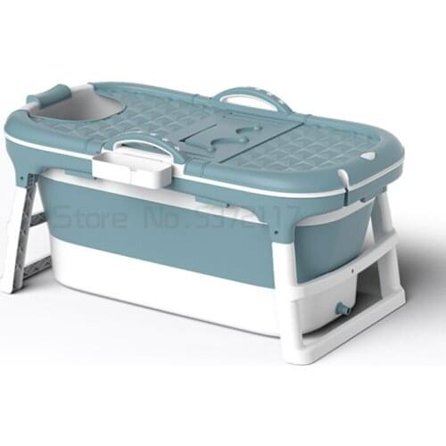 Bath bucket folding large bath bucket thickened bath bucket household bathtub bath bucket