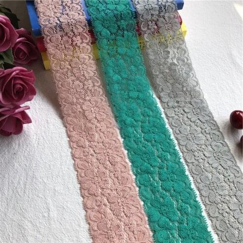 Handicrafts 6CM S1103 Embroidered Net Lace Trim Wedding Birthday Christmas Decorations Pcik Color