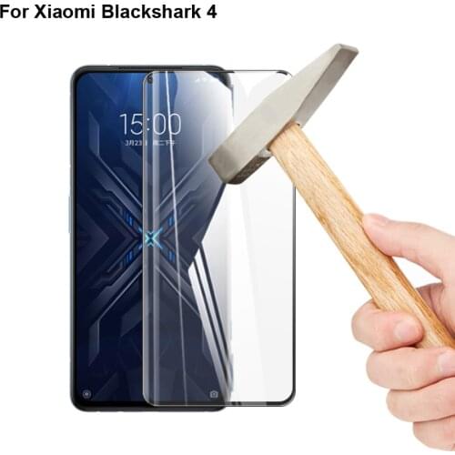 2PCS for xiaomi Black Shark 4 3D Tempered Glass Film Screen Protector Protective Full Cover Protection for xiaomi Black Shark 4