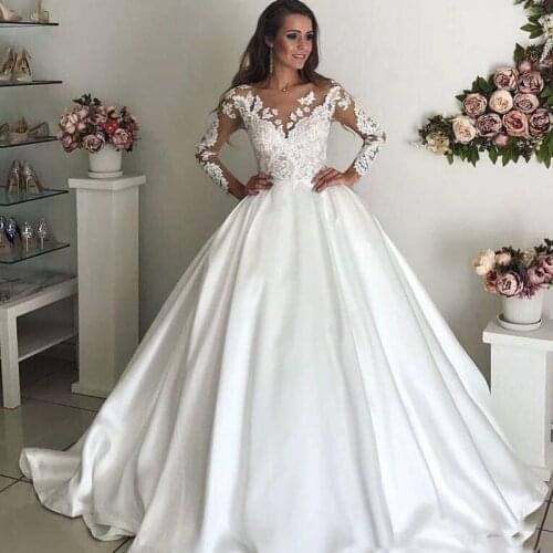 Vestidos De Boda Novia African Lustrous Satin Dresses For Women Turquoise Court Train Bridal Dresses Ball Gown