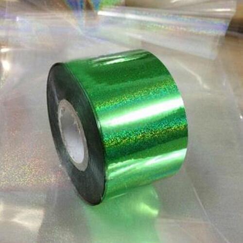 1Roll 120m*4cm green point NailTransfer Foils Stickers Nail Art Wraps Decals,DIY Nail Beauty Decals Craft Accessories