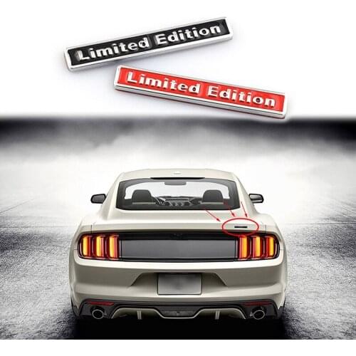 1pc 3D Limited Edition Logo Car Styling Sticker Trim Metal Emblem Badge Decal Auto Decoration Accessories Car Exterior Parts