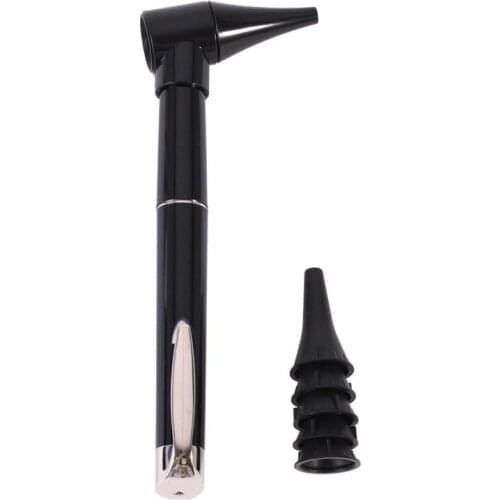 1pcs Ear Mini Otoscope Medical Diagnostic Penlight Magnifying Lens Clinical Flashlight LED Light Pen Tools Without Battery