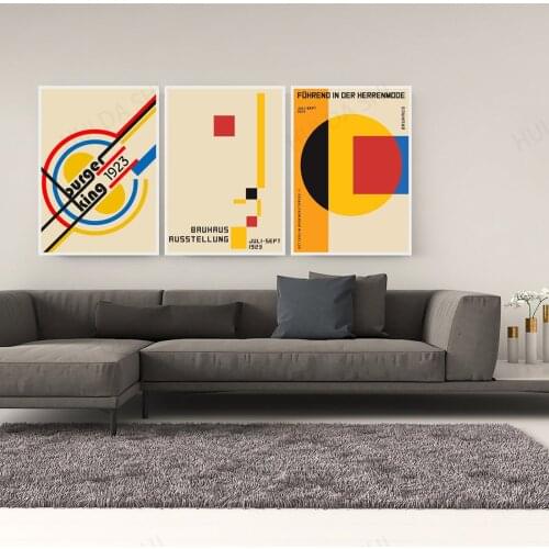 Bauhaus Poster Bauhaus Exhibition Poster Bauhaus Print Graphic Print Exhibition Print Bauhaus Art poster Vintage Art Print