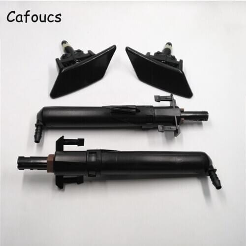 Cafoucs For Peugeot 307 Triumph Headlight Washer Spray Nozzle Cover With Bracket