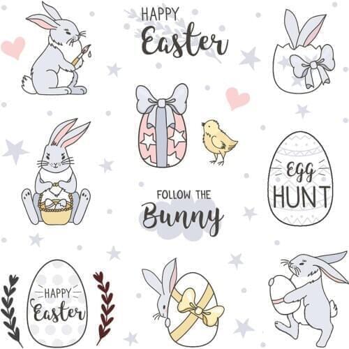 DABOXIBO The Easter Bunny Clear Stamps Mold For DIY Scrapbooking Cards Making Decorate Crafts 2020 NEW