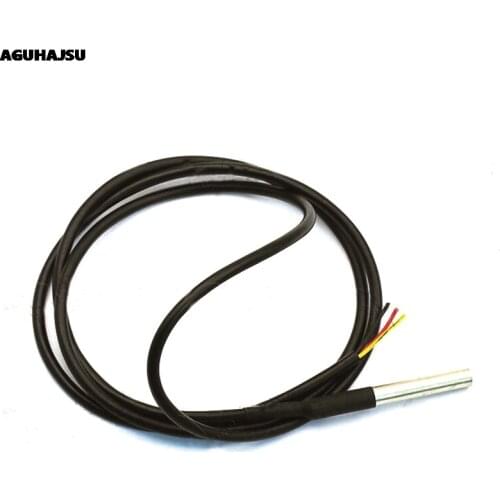 1PCS DS1820 Stainless steel package Waterproof DS18b20 temperature probe temperature sensor 18B20 For Arduino