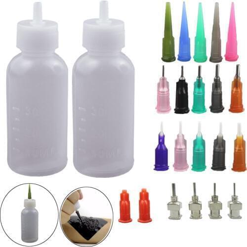 Henna Bottles Tattoo Painting Set 30ML JAC Bottle Mehndi Henna Paste Nozzle Applicator Drawing Bottles Body Painting Accessories