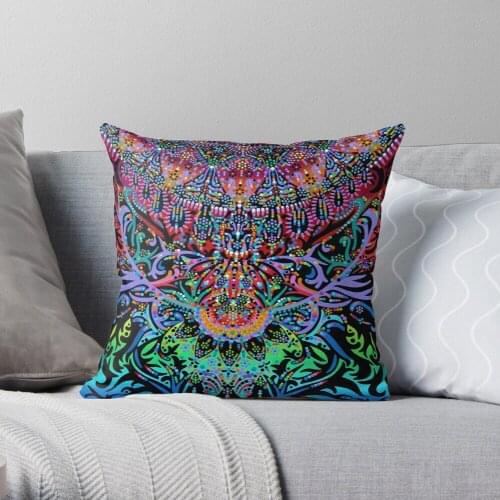 Mandala Energy Throw Pillow Cushion Cover Polyester throw pillows case on sofa home living room car seat decor 45x45cm