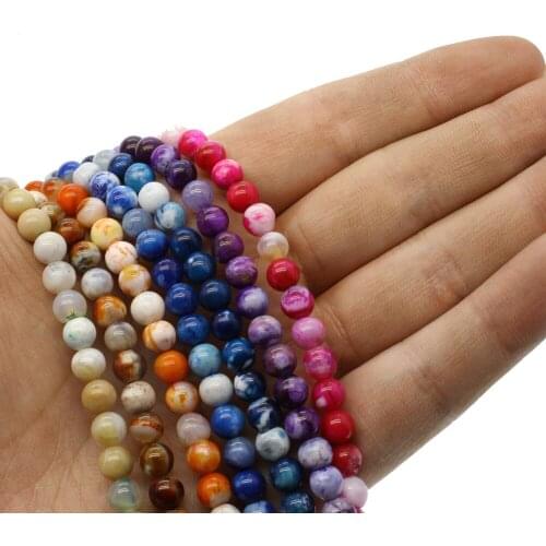 Natural stone crystal size 6mm 8mm 10mm sold per strand approx 15.5 inch whosale price