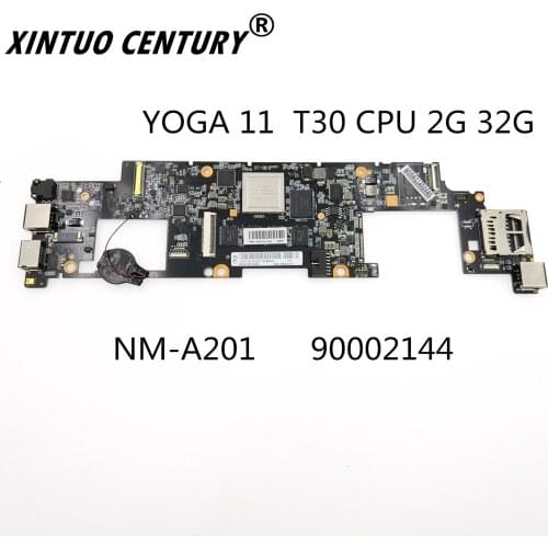 NM-A201 90002144 T30 For Lenovo Yoga 11 Laptop Motherboard GPU 2G RAM 32G SSD