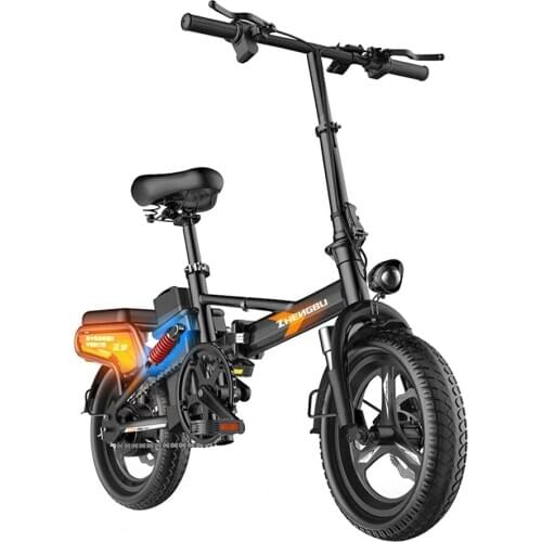 Six-Level Shock Absorption New Folding Bicycle Frequency Conversion Motor For Men And Women 70/400 Km