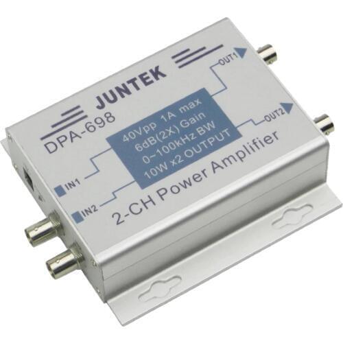 Original JUNTEK DPA-698 High Power Dual Channel DDS Function Signal Generator Power Amplifier DC Power Amplifier 40Vpp