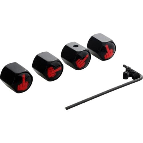 Tire Dustproof Decoration Wheel Nut Bolt Head Personal Gesture Disapproving Decoration Cover Protection Dustproof High Quality