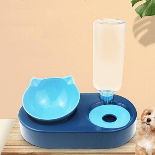 Pet Dog Bowl No Spill Food and Water Bowls Perfect Feeding Tray Set for Long-eared Dog or Breeds No Mess Dog Bowl Feeder Bowl