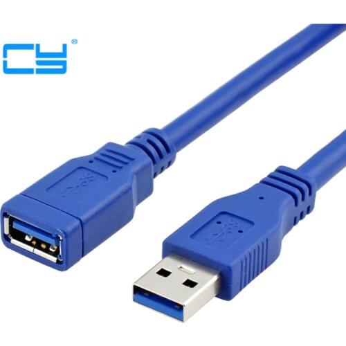USB 3.0 Extension Cable Super Speed Male To Female USB Extension Cord 1m 2m 3m USB Data Sync Transfer Extender Cable 30CM 60CM