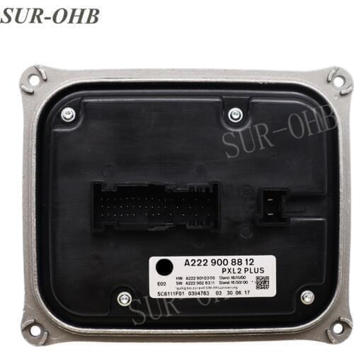 W222 LED A2229008812 Headlight PXL2 Plus HW A2229010305 Control Module SW A2229028311 Ballast for S Class X222 car replace lamps