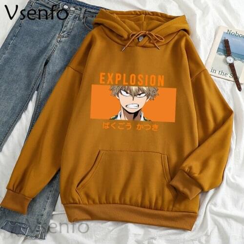 Japan Anime Hoodies My Hero Academia Shoto Todoroki Kawaii Clothes Printed Hooded Sweatshirt Women Men Harajuku Oversized