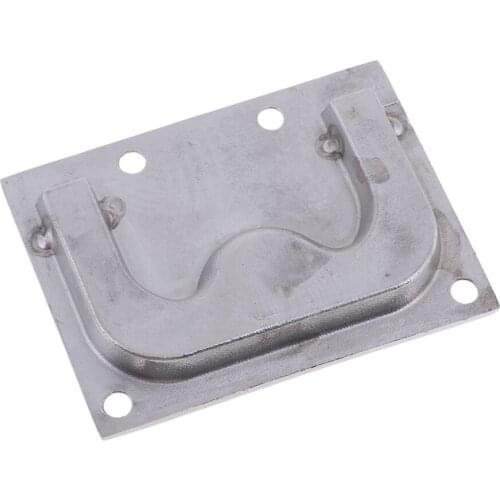 2 Boat Pull Hatch Latch Lift Ring Handle Flush Mount Stainless Steel 76x56mm