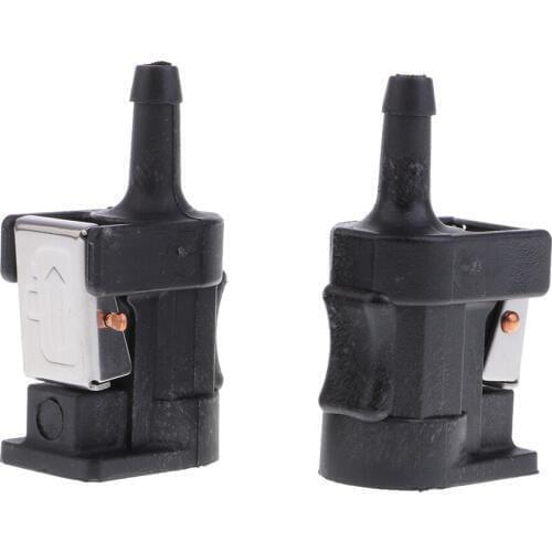 2 pcs Marine Fuel Line Engine Conncector for Yamaha Outboard Motor Fuel Tank Hose Pipe and Engine Side