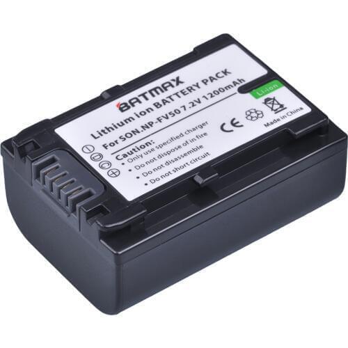 NP-FV50 NP FV50 Camera Battery(1 Pack) for SONY HDR CX390 290E PJ510 820E 790E 660E XR260 CX700E PJ50E 30E SR68 CX180E VG10E