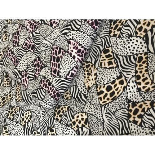 Irregular zebra pattern vintage fabric Retro style cotton fabric for DIY Bag shirt dress cloth 1meter