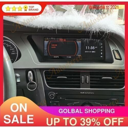 For Audi A4 B8 2009-2015 Android 10 128GB Carplay Car GPS Navigation Multimedia Player Auto Stereo Radio Tape Recorder Head Unit