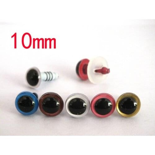 Free ship!!10mm Stuffed Animals safety eyes--5color
