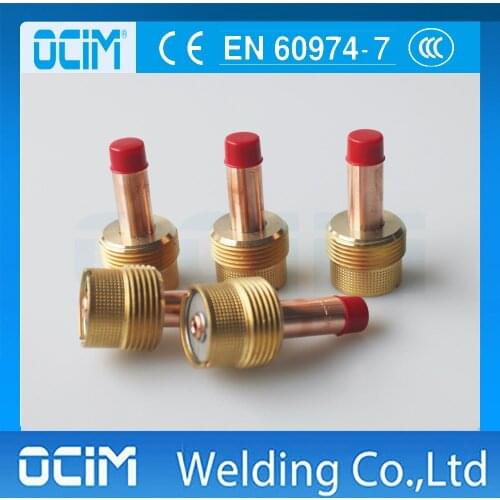 5PCS TIG Collet Body Large Diameter Gas Lens 45V64 3/32" & 2.4mm Fit TIG Welding Torch SR PTA DB WP 17 18 26 Series