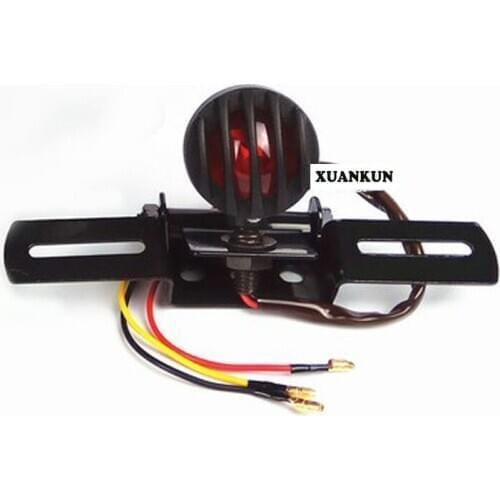 CG125 Motorcycle Retro Retro Rear Light Fence Metal GN Brake Light Night Running Light