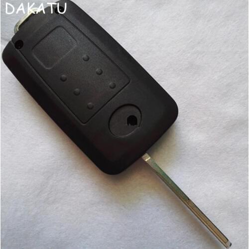 DAKATU Uncut Blade Key Case For Hyundai Accent 1 Button Modified Folding Flip Remote Key Shell