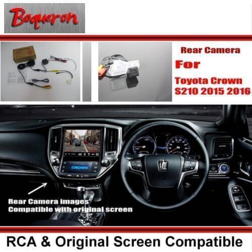 For Toyota Land Cruiser Prado 2015 2016 / RCA & Original Screen Compatible Rear View Camera / Back Up Reverse Camera Sets