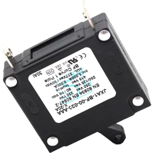 Hydraulic Single Pole Circuit Breaker 15A for Autoboot 125VAC 65VDC