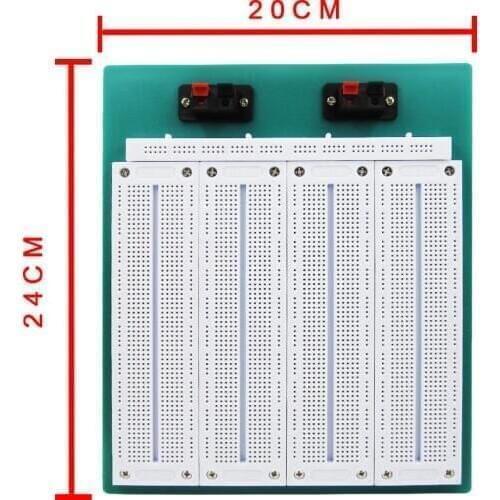 HAILANGNIAO 4 In 1 700 Position Point SYB-500 Tiepoint PCB Solderless Bread Board Breadboard 4 packs