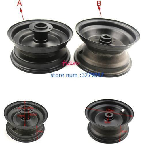 6 inch rims front and rear wheel hub accessories use 145/70-6 tyres tires for 50cc 110cc ATV Go Kart Buggy Razor Scooter
