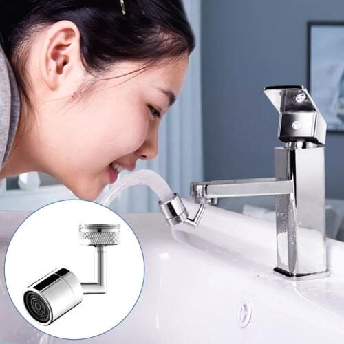 New Splash Faucet Spray Head 720 Degree Rotating Tap Filter Water Bubbler Faucet Aerator Kitchen Bathroom Faucet Nozzle