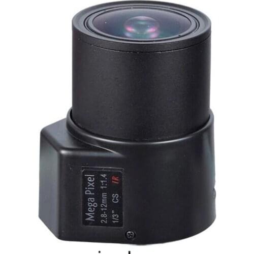 3.0MP CS Mount 5-50mm lens F1.6 1/3" Manual iris Version lens for Security Market IP CCTV camera